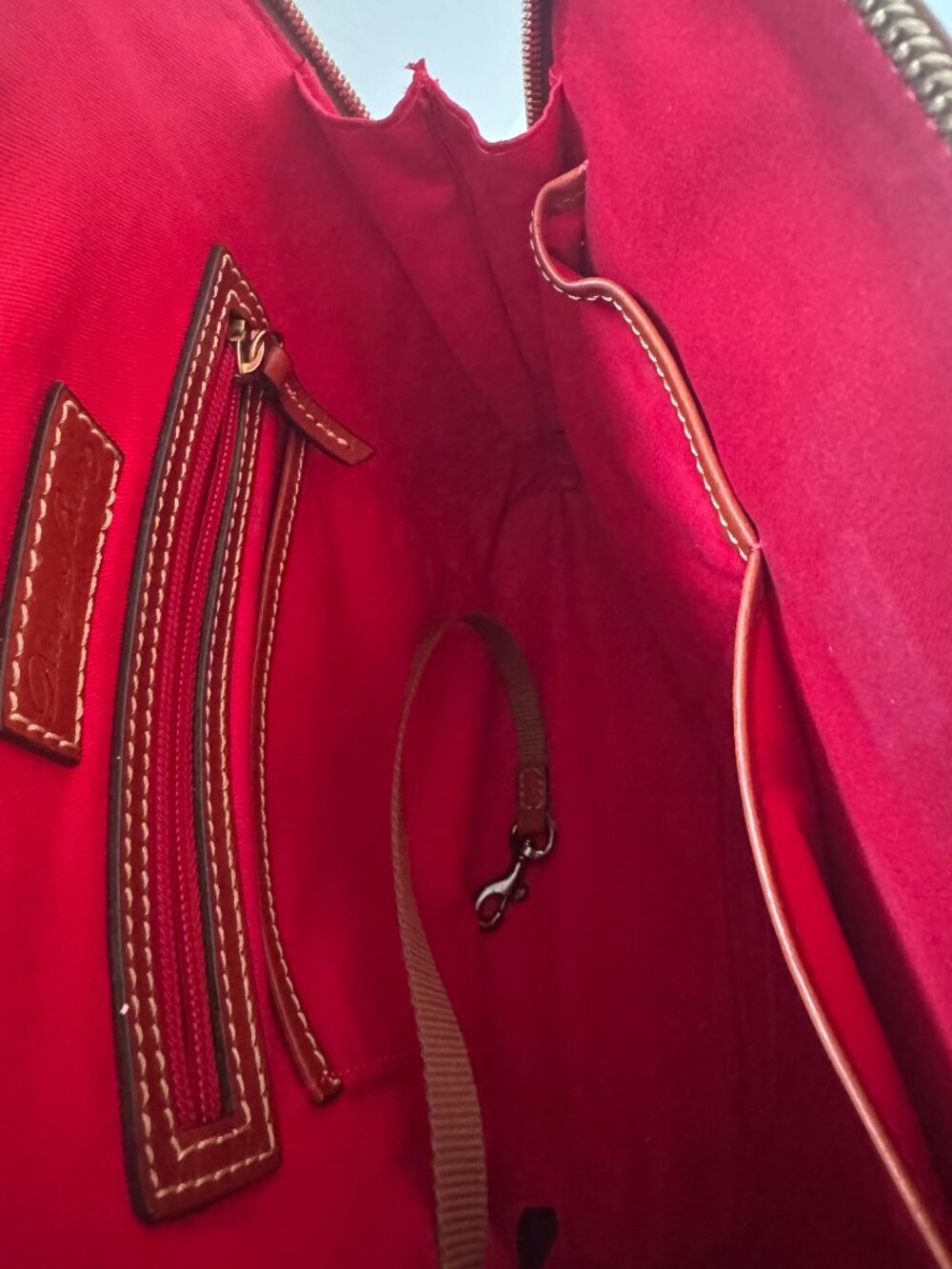 Dooney & Bourke Pebble Grain Zip Leather Backpack – Excellent Like-New Condition - Picture 9 of 14